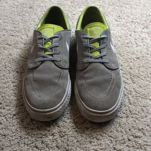 Nike Stefan Janowski Shoes Grey/Neon